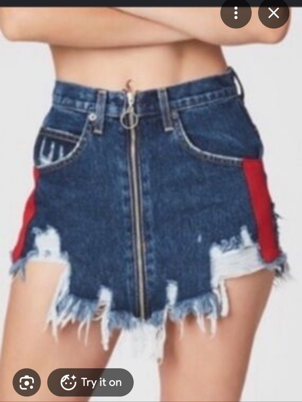 Camar Denim Mini Skirt Jean Size 26